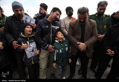 تشییع پیکر شهید مهدی مرادی در همدان