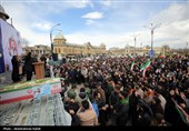تشییع پیکر شهید مهدی مرادی در همدان