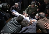 تشییع پیکر شهید مهدی مرادی در همدان