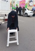 مراسم تشییع و تدفین شهدای روستای نجف آباد