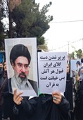 مراسم تشییع و تدفین شهدای روستای نجف آباد