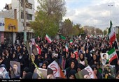 مراسم تشییع و تدفین شهدای روستای نجف آباد