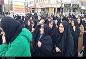 مراسم تشییع و تدفین شهدای روستای نجف آباد