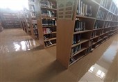 سیل به کتابخانه 60 ساله جهرم خسارت زد