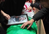 وداع باشکوه با پیکرهای مطهر 5 شهید تجاوزات آمریکایی-صهیونی به میانه