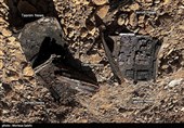 تصاویر اختصاصی تسنیم از انهدام جنگنده  در آسمان مرکزی ایران