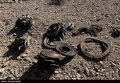 تصاویر اختصاصی تسنیم از انهدام جنگنده  در آسمان مرکزی ایران