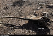 تصاویر اختصاصی تسنیم از انهدام جنگنده  در آسمان مرکزی ایران