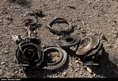 تصاویر اختصاصی تسنیم از انهدام جنگنده  در آسمان مرکزی ایران