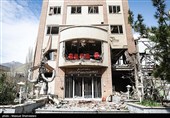 بازدید وزیر علوم از آثار حمله هوایی آمریکا و رژیم صهیونیستی به دانشگاه شهید بهشتی