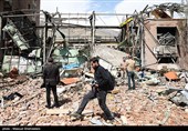 بازدید وزیر علوم از آثار حمله هوایی آمریکا و رژیم صهیونیستی به دانشگاه شهید بهشتی