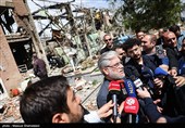 بازدید وزیر علوم از آثار حمله هوایی آمریکا و رژیم صهیونیستی به دانشگاه شهید بهشتی