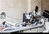 بازدید وزیر علوم از آثار حمله هوایی آمریکا و رژیم صهیونیستی به دانشگاه شهید بهشتی