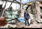 بازدید وزیر علوم از آثار حمله هوایی آمریکا و رژیم صهیونیستی به دانشگاه شهید بهشتی
