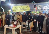 حضور نخبگان حوزه علمیه در موکب طلاب کشمیری