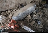 بدنه موشک عمل نکرده تاماهاوک آمریکایی