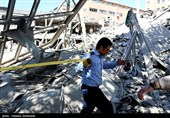 آثار حمله هوایی آمریکا و رژیم صهیونیستی به دانشگاه صنعتی شریف