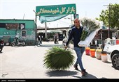بازار گل تهران زیر سایه جنگ
