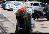 بازار گل تهران زیر سایه جنگ