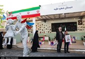 آیین چهلمین روز شهادت دانش‌آموز میناب در تهران