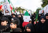 آیین چهلمین روز شهادت دانش‌آموز میناب در تهران