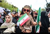 آیین چهلمین روز شهادت دانش‌آموز میناب در تهران