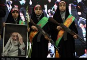 مراسم چهلمین روز شهادت امام شهید و گرامیداشت شهدای جنگ رمضان در همدان