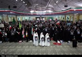 مراسم چهلمین روز شهادت امام شهید و گرامیداشت شهدای جنگ رمضان در همدان