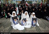 مراسم چهلمین روز شهادت امام شهید و گرامیداشت شهدای جنگ رمضان در همدان