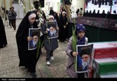 مراسم چهلمین روز شهادت امام شهید و گرامیداشت شهدای جنگ رمضان در همدان