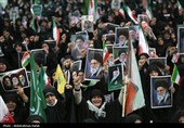 مراسم چهلمین روز شهادت امام شهید و گرامیداشت شهدای جنگ رمضان در همدان