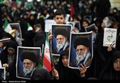 مراسم چهلمین روز شهادت امام شهید و گرامیداشت شهدای جنگ رمضان در همدان