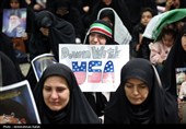 مراسم چهلمین روز شهادت امام شهید و گرامیداشت شهدای جنگ رمضان در همدان