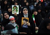مراسم چهلمین روز شهادت امام شهید و گرامیداشت شهدای جنگ رمضان در همدان