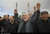 مراسم تشییع پیکر 12 شهید حملات آمریکایی - صهیونی در قم