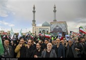 مراسم تشییع پیکر 12 شهید حملات آمریکایی - صهیونی در قم
