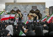 مراسم تشییع پیکر 12 شهید حملات آمریکایی - صهیونی در قم