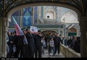 مراسم تشییع پیکر 12 شهید حملات آمریکایی - صهیونی در قم