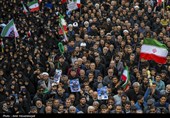 مراسم تشییع پیکر 12 شهید حملات آمریکایی - صهیونی در قم