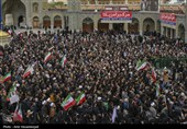مراسم تشییع پیکر 12 شهید حملات آمریکایی - صهیونی در قم