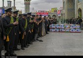 مراسم تشییع پیکر 12 شهید حملات آمریکایی - صهیونی در قم