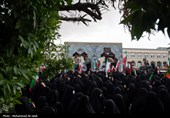 مراسم تشییع پیکر 12 شهید حملات متجاوزانه آمریکا و رژیم صهیونیستی به مناطق مسکونی در قم