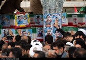 مراسم تشییع پیکر 12 شهید حملات متجاوزانه آمریکا و رژیم صهیونیستی به مناطق مسکونی در قم