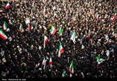 مراسم تشییع پیکر 12 شهید حملات متجاوزانه آمریکا و رژیم صهیونیستی به مناطق مسکونی در قم