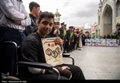 مراسم تشییع پیکر 12 شهید حملات متجاوزانه آمریکا و رژیم صهیونیستی به مناطق مسکونی در قم