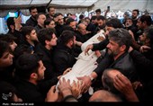 مراسم تشییع پیکر 12 شهید حملات متجاوزانه آمریکا و رژیم صهیونیستی به مناطق مسکونی در قم