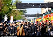 مراسم عزاداری چهلمین روز شهادت رهبر انقلاب در تهران - 1