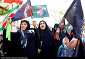 مراسم عزاداری چهلمین روز شهادت رهبر انقلاب در تهران - 1