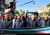 مراسم عزاداری چهلمین روز شهادت رهبر انقلاب در تهران - 1