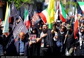 مراسم عزاداری چهلمین روز شهادت رهبر انقلاب در تهران - 1